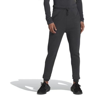 adidas Studio Lounge High-Waist Joggers - Μαύρο - Παντελόνια adidas Studio Lounge High-Waist Joggers - Μαύρο - Παντελόνια