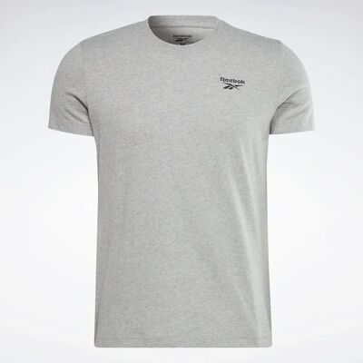 T-shirt gris en coton Reebok - Vêtements de sport décontractés T-shirt gris en coton Reebok - Vêtements de sport décontractés