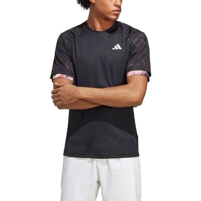 adidas Melbourne Tennis HEAT.RDY Raglan T-Shirt - Preto - T-Shirt adidas Melbourne Tennis HEAT.RDY Raglan T-Shirt - Preto - T-Shirt