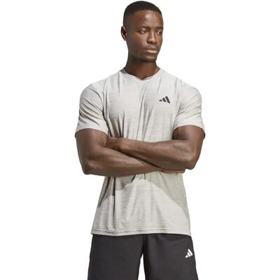 adidas Train Essentials Stretch Grau T-Shirt - Training adidas Train Essentials Stretch Grau T-Shirt - Training