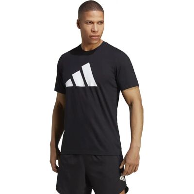 adidas Train Essentials Feelready Logo Training T-Shirt - Zwart adidas Train Essentials Feelready Logo Training T-Shirt - Zwart