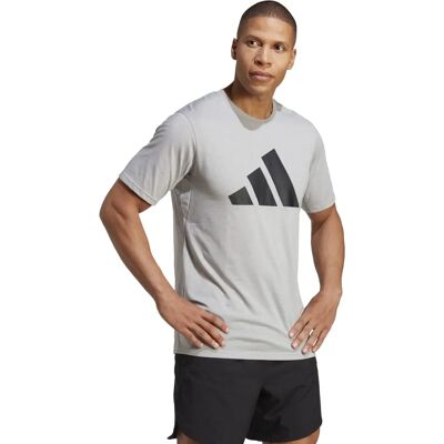 adidas Feelready Logo Grau Training T-Shirt - Unisex Fitness & Sport adidas Feelready Logo Grau Training T-Shirt - Unisex Fitness & Sport