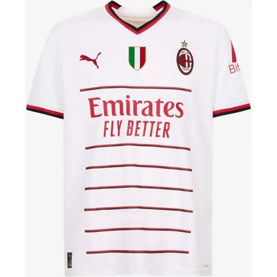 Puma Koszulka Wyjazdowa Mężczyźni A.C. Milan - Biało/Czerwony - Typ Koszulki Puma Koszulka Wyjazdowa Mężczyźni A.C. Milan - Biało/Czerwony - Typ Koszulki