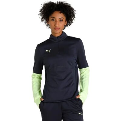 PUMA Sweatshirt femme individualLIGA Women 1/4 Z - féminin - bleu - Sweatshirt PUMA Sweatshirt femme individualLIGA Women 1/4 Z - féminin - bleu - Sweatshirt