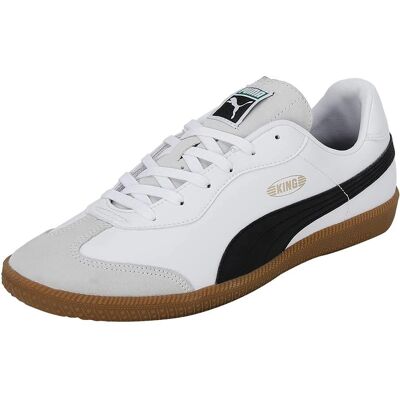 Buty piłkarskie Puma King 21 Pro na sztuczną trawę - Białe/Czarne - 10.5 Buty piłkarskie Puma King 21 Pro na sztuczną trawę - Białe/Czarne - 10.5