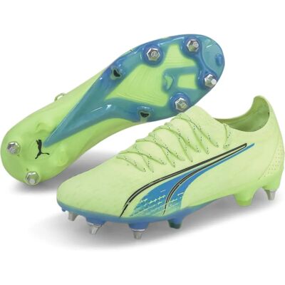Puma Ultra Ultimate MxSG Grüne Synthetische Fußballschuhe - Schnell spielen Puma Ultra Ultimate MxSG Grüne Synthetische Fußballschuhe - Schnell spielen