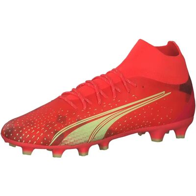 Puma Ultra Pro FG/AG Rode Synthetische Heren Voetbalschoenen - UK 8 Puma Ultra Pro FG/AG Rode Synthetische Heren Voetbalschoenen - UK 8