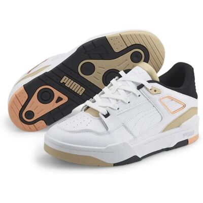 Baskets blanches Puma Slipstream - Femme - Design classique - Publicité Baskets blanches Puma Slipstream - Femme - Design classique - Publicité