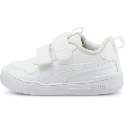Scarpe unisex per bambini Puma Multiflex Bianco - Scarpe casual Scarpe unisex per bambini Puma Multiflex Bianco - Scarpe casual
