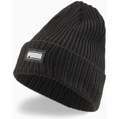 Puma ribattu klassinen cuff-pipo (24038) - musta Puma ribattu klassinen cuff-pipo (24038) - musta