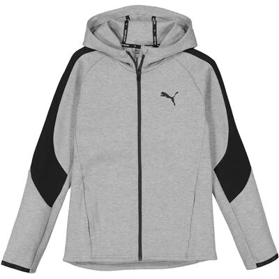 Puma Evostripe Core Fz Hoodie - Grå - Pojkar - Sweatshirt Puma Evostripe Core Fz Hoodie - Grå - Pojkar - Sweatshirt