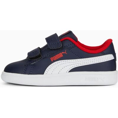 PUMA 39203404 Dziecięce Buty Sportowe z Skóry Navy - Athletic Shoes PUMA 39203404 Dziecięce Buty Sportowe z Skóry Navy - Athletic Shoes
