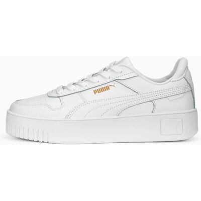 Puma Carina Street White Leather Trainers - Athletic Shoes Puma Carina Street White Leather Trainers - Athletic Shoes