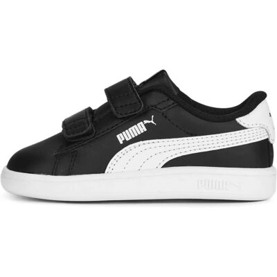 Unisex Dziecięce Sneakersy ze Skóry - Casual, Velcro, Czarny - Model 39203403 Unisex Dziecięce Sneakersy ze Skóry - Casual, Velcro, Czarny - Model 39203403