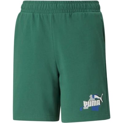 Puma Shorts Street Art Grön - För barn och ungdom Puma Shorts Street Art Grön - För barn och ungdom