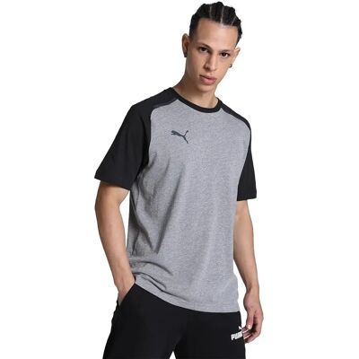 Puma S Grijs Hthr T-Shirt - Casuals Puma S Grijs Hthr T-Shirt - Casuals