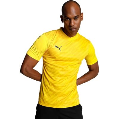 Puma Men Sportshirt - teamULTIMATE Jersey - Yellow - XL Puma Men Sportshirt - teamULTIMATE Jersey - Yellow - XL