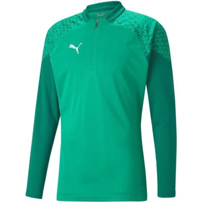 Puma teamCUP Träning 1/4 Zip Top - T-Shirt - Grön Puma teamCUP Träning 1/4 Zip Top - T-Shirt - Grön