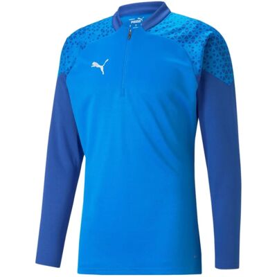 PUMA Homme Top d’Entraînement à Quart-Zip Bleu - Publicité PUMA Homme Top d’Entraînement à Quart-Zip Bleu - Publicité