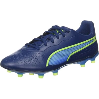 Puma King Match.3 Mikrofaser Fußballschuhe - Blau/Grün - 7 Puma King Match.3 Mikrofaser Fußballschuhe - Blau/Grün - 7