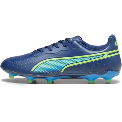 Puma King Match.3 Firm Ground Football Boots - Blue/Green - 10 Puma King Match.3 Firm Ground Football Boots - Blue/Green - 10