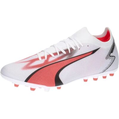 Puma Ultra Match MG Blanc - Chaussures de football - Publicité Puma Ultra Match MG Blanc - Chaussures de football - Publicité