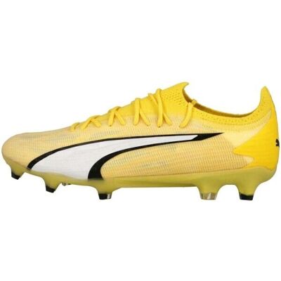 Buty piłkarskie Puma Ultra Ultimate FG/AG - Żółte/Białe - Model 10731104 Buty piłkarskie Puma Ultra Ultimate FG/AG - Żółte/Białe - Model 10731104