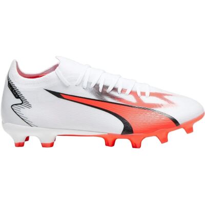Puma Ultra Match Fg Ag 10734701 Fußball - Weiß/Orange, UK 7.5 Puma Ultra Match Fg Ag 10734701 Fußball - Weiß/Orange, UK 7.5