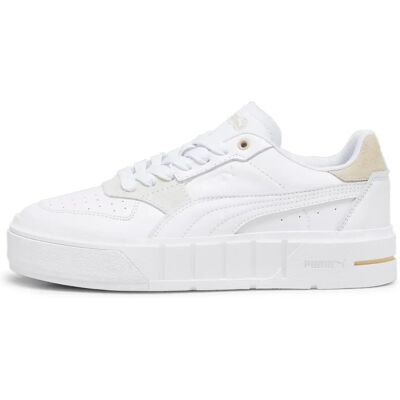 Puma Weiße Leder Sneakers - Cali Court Match - Casual Sportschuhe Puma Weiße Leder Sneakers - Cali Court Match - Casual Sportschuhe