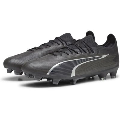Puma Ultra Ultimate FG/AG Black Football Boots - Sporty, Lightweight, High-Performance Puma Ultra Ultimate FG/AG Black Football Boots - Sporty, Lightweight, High-Performance