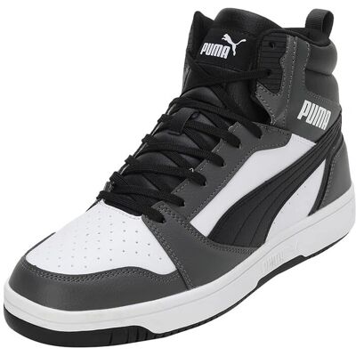 Puma Rebound V6 - Baskets Rétro - Noir, Blanc, Gris Puma Rebound V6 - Baskets Rétro - Noir, Blanc, Gris