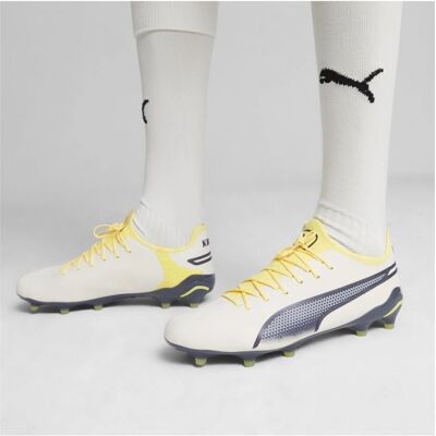 Buty piłkarskie Puma Białe/Czarne King Ultimate - FG/AG Buty piłkarskie Puma Białe/Czarne King Ultimate - FG/AG