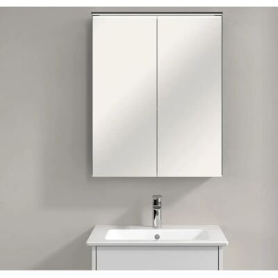 Villeroy & Boch Finero Spiegelschrank mit Beleuchtung - 22x60.7x75.8cm Villeroy & Boch Finero Spiegelschrank mit Beleuchtung - 22x60.7x75.8cm