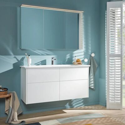 Villeroy & Boch Finero Spiegelkast - Verstelbare Planken, LED-verlichting Villeroy & Boch Finero Spiegelkast - Verstelbare Planken, LED-verlichting