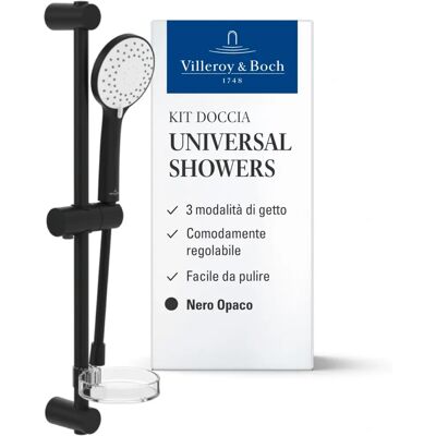Villeroy & Boch Universal Showers Ensemble de Douche - 3 Modes - Publicité Villeroy & Boch Universal Showers Ensemble de Douche - 3 Modes - Publicité