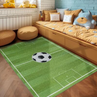 Tapis pour enfants Simpex - Vert - 100x150 cm - Chambre d'enfants - Tapis de jeu - Publicité Tapis pour enfants Simpex - Vert - 100x150 cm - Chambre d'enfants - Tapis de jeu - Publicité