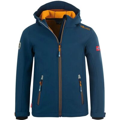 Trollkids Trollfjord Jacke - Blau, Größe 104 - Jacke Trollkids Trollfjord Jacke - Blau, Größe 104 - Jacke