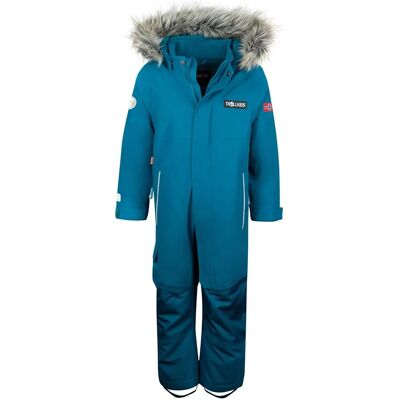 Trollkids Kinder Skianzug Blau - Schneeanzug, Größe 98, S Trollkids Kinder Skianzug Blau - Schneeanzug, Größe 98, S