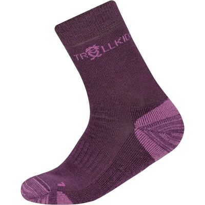 Trollkids - Kid's Preikestolen Hiking Socks - Violett - 23-26 - Socken Trollkids - Kid's Preikestolen Hiking Socks - Violett - 23-26 - Socken