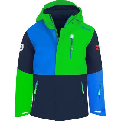 Trollkids - Kid's Hallingdal Jacket - Blue - 104 - Jacket Trollkids - Kid's Hallingdal Jacket - Blue - 104 - Jacket