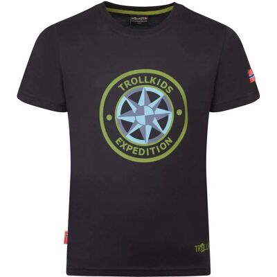Trollkids - Windrose T - Negro - 128 - Shirt Trollkids - Windrose T - Negro - 128 - Shirt