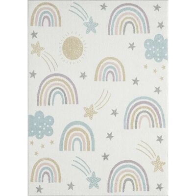 THE CARPET Beat Kids Kinderteppich - Kinderzimmer Teppich - 140x200cm - Weich, Robust, Pflegeleicht THE CARPET Beat Kids Kinderteppich - Kinderzimmer Teppich - 140x200cm - Weich, Robust, Pflegeleicht