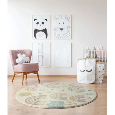 THE CARPET - Beat Kids - Beige - Ø160 cm - Carpet THE CARPET - Beat Kids - Beige - Ø160 cm - Carpet