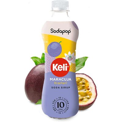 Sodapop Keli Maracuja Sirup - 500ml für 10L - Vegan, Kalorienarm Sodapop Keli Maracuja Sirup - 500ml für 10L - Vegan, Kalorienarm