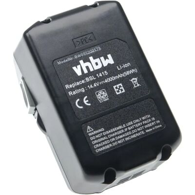 VHBW Hitachi / HiKOKI Battery - 4000mAh 14.4V Li-ion VHBW Hitachi / HiKOKI Battery - 4000mAh 14.4V Li-ion