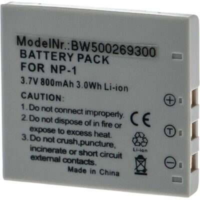 vhbw Batterie pour appareil photo Konica Minolta NP-1 - 800mAh Li-ion vhbw Batterie pour appareil photo Konica Minolta NP-1 - 800mAh Li-ion