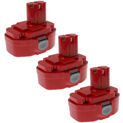 Batería Makita - 3300mAh NiMH 18V Rojo - Extensilo Batería Makita - 3300mAh NiMH 18V Rojo - Extensilo