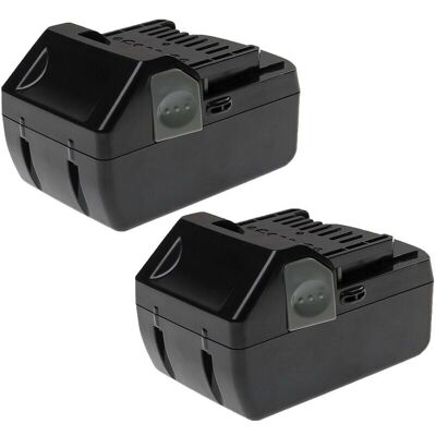 EXTENSILO - 2x Batterie de remplacement pour Hitachi / Hikoki BSL 1830, BSL 1840 - Batterie EXTENSILO - 2x Batterie de remplacement pour Hitachi / Hikoki BSL 1830, BSL 1840 - Batterie