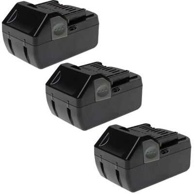 EXTENSILO 3x Batteries pour Hitachi / Hikoki - Outils & Aspirateur EXTENSILO 3x Batteries pour Hitachi / Hikoki - Outils & Aspirateur