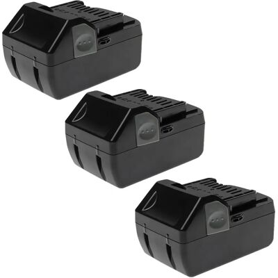 EXTENSILO 3x Akku für Hitachi / Hikoki 18V Werkzeuge - Batterie EXTENSILO 3x Akku für Hitachi / Hikoki 18V Werkzeuge - Batterie